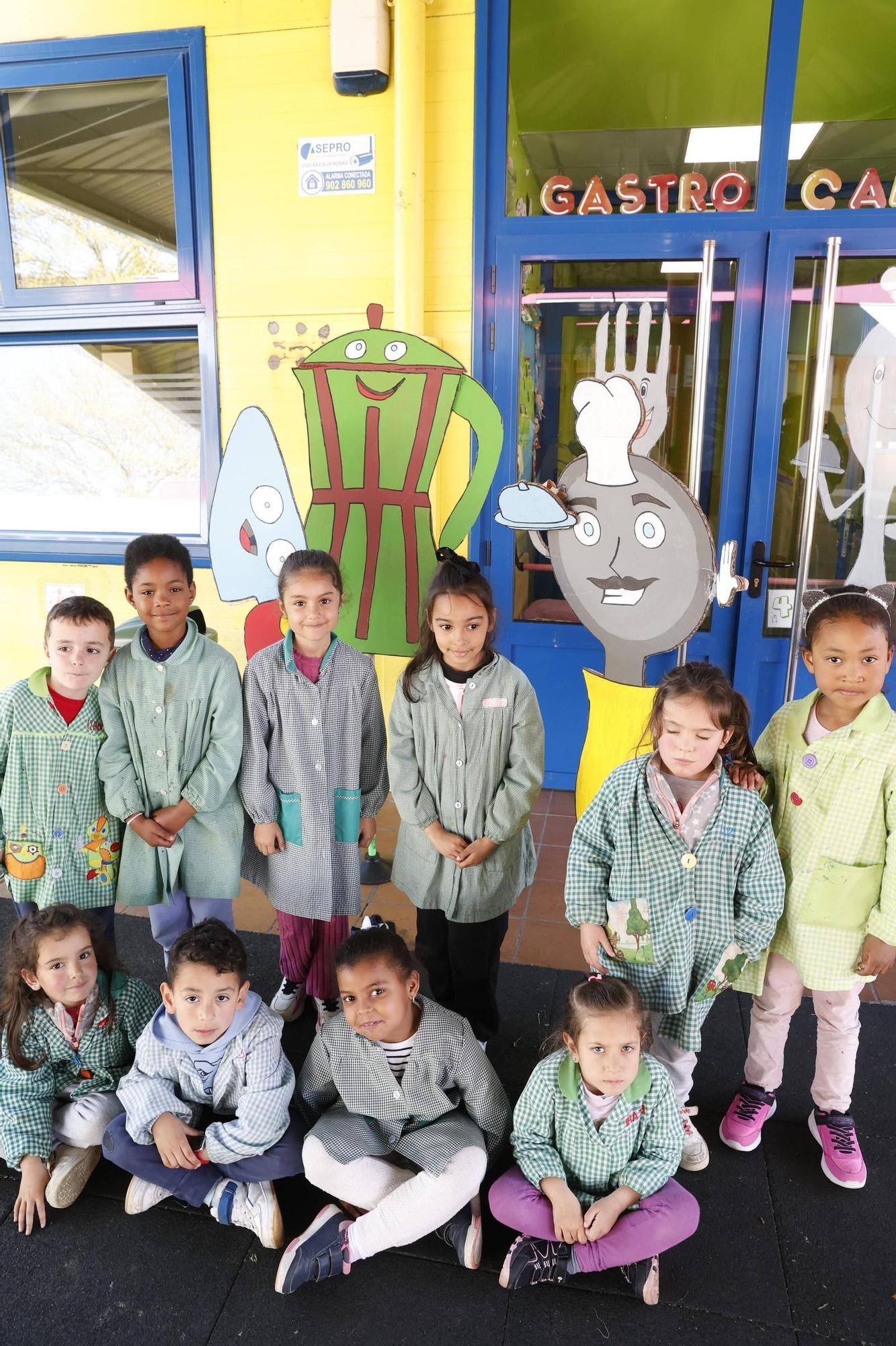 El colexu Alfonso Camín demuestra que "tien bon canil"