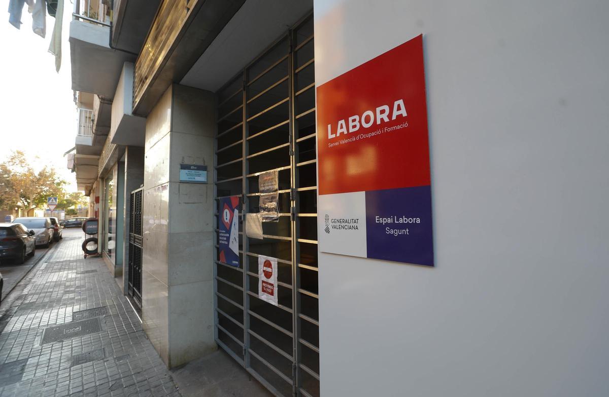 Oficina de Labora en el Port de Sagunt.