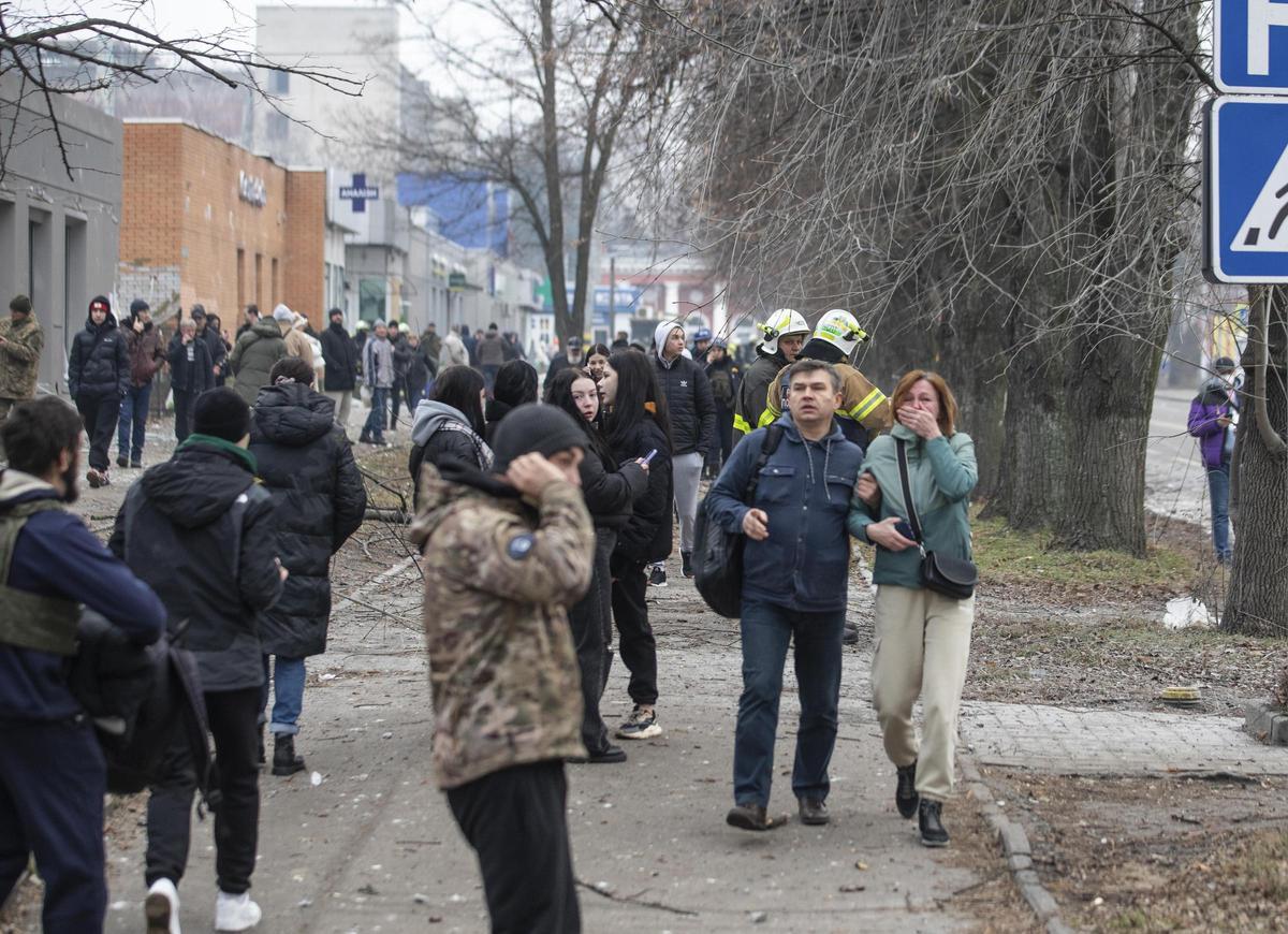 Ataque ruso con misiles sobre Zaporiyia