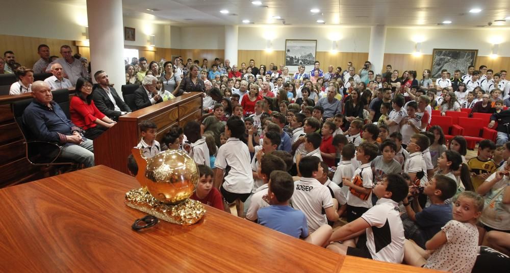 Entrega del Baló d'Or 2015 a Jaume en Almenara