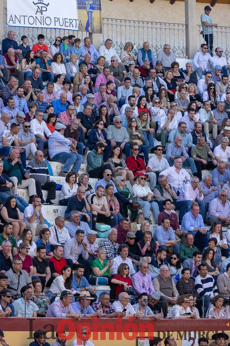 Corrida de 'Los claveles' en Cehegín (Manzanares, Antonio Puerta y Roca Rey)