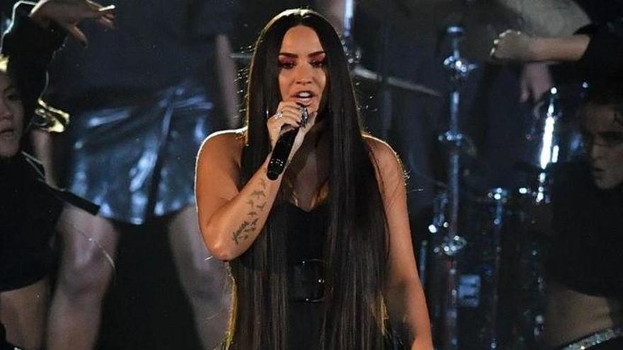 Demi Lovato, en los MTV Europa.