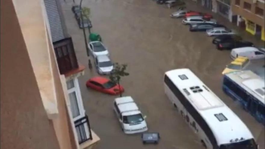 Málaga sufre sus peores inundaciones desde 1989