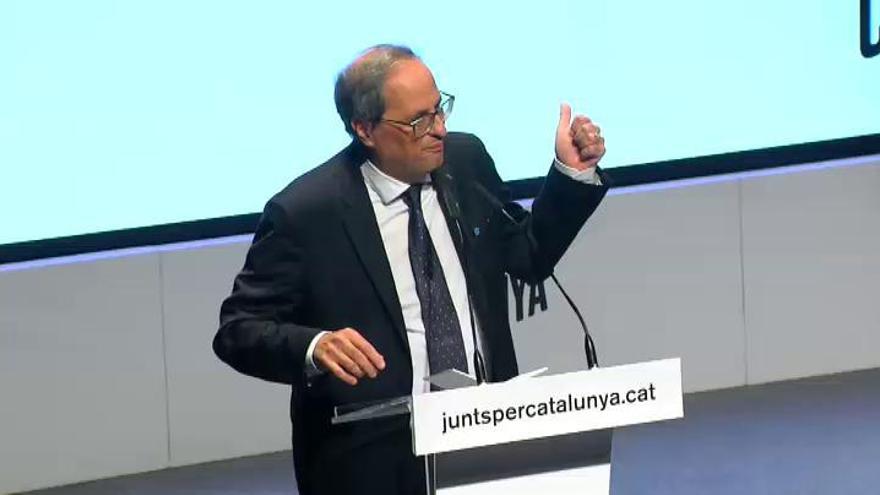 Torra desmiente su relación con los CDR y les resta credibilidad