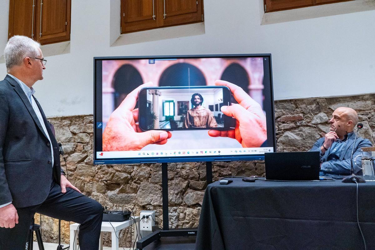 Un sant Ignasi creat amb IA es converteix en guia turístic