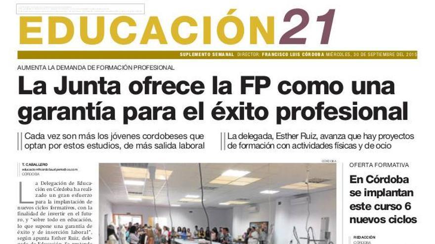 La Junta ofrece la FP como una garantía para el éxito profesional
