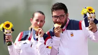 Fátima Gálvez y Alberto Fernández, en tiro, dan a España su primer oro