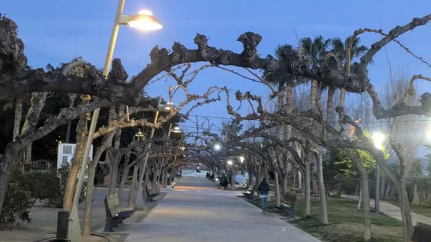 Puerto Lumbreras | El parque Augusto Vels renueva su sistema de alumbrado