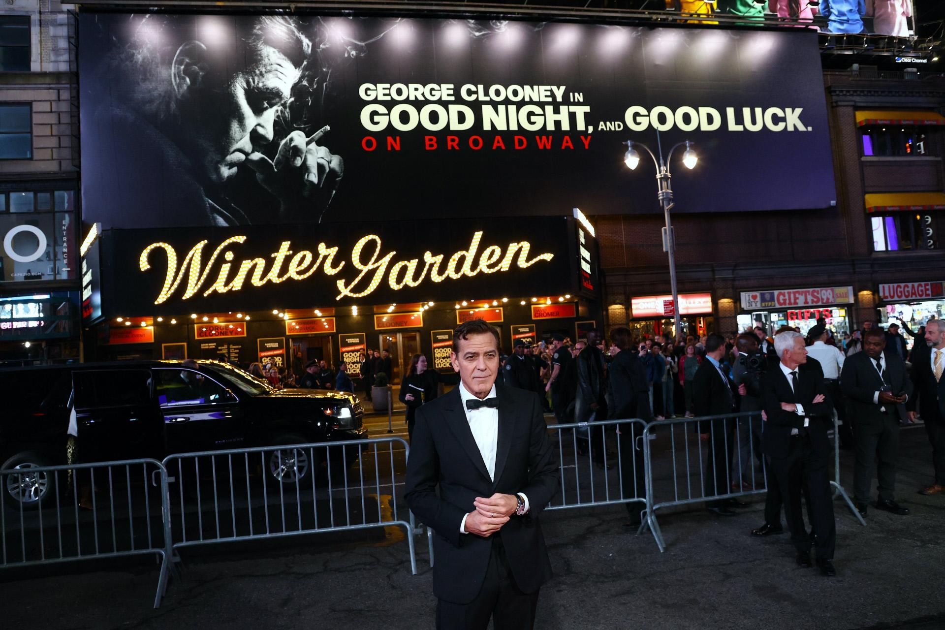 George Clooney se estrena como actor de teatro en Broadway