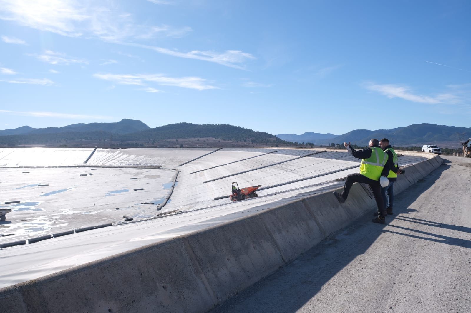 Así son las obras del embalse de El Toscar en Monóvar