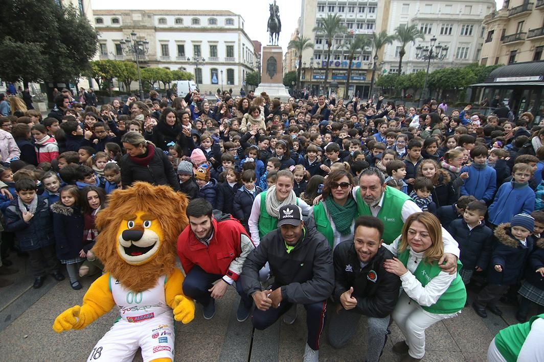 Escolares cordobeses contra el cáncer