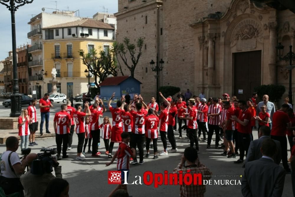 Recepción institucional al Club Olímpico de Totana por el ascenso