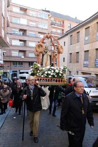 Los perros gobiernan por san Antón en Zamora