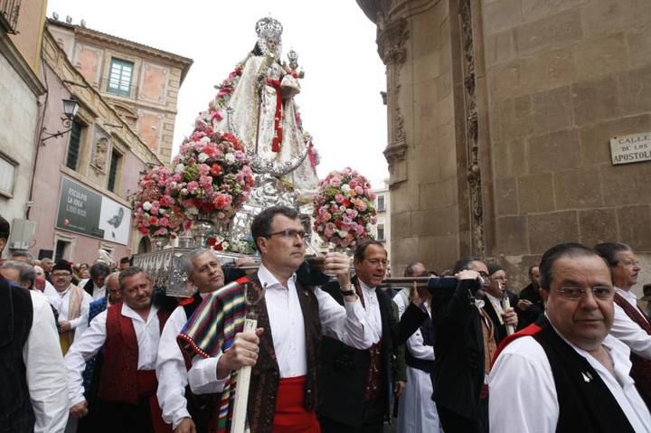 Misa Huertana y procesion de la Virgen de la Fuensanta en el Bando 2015