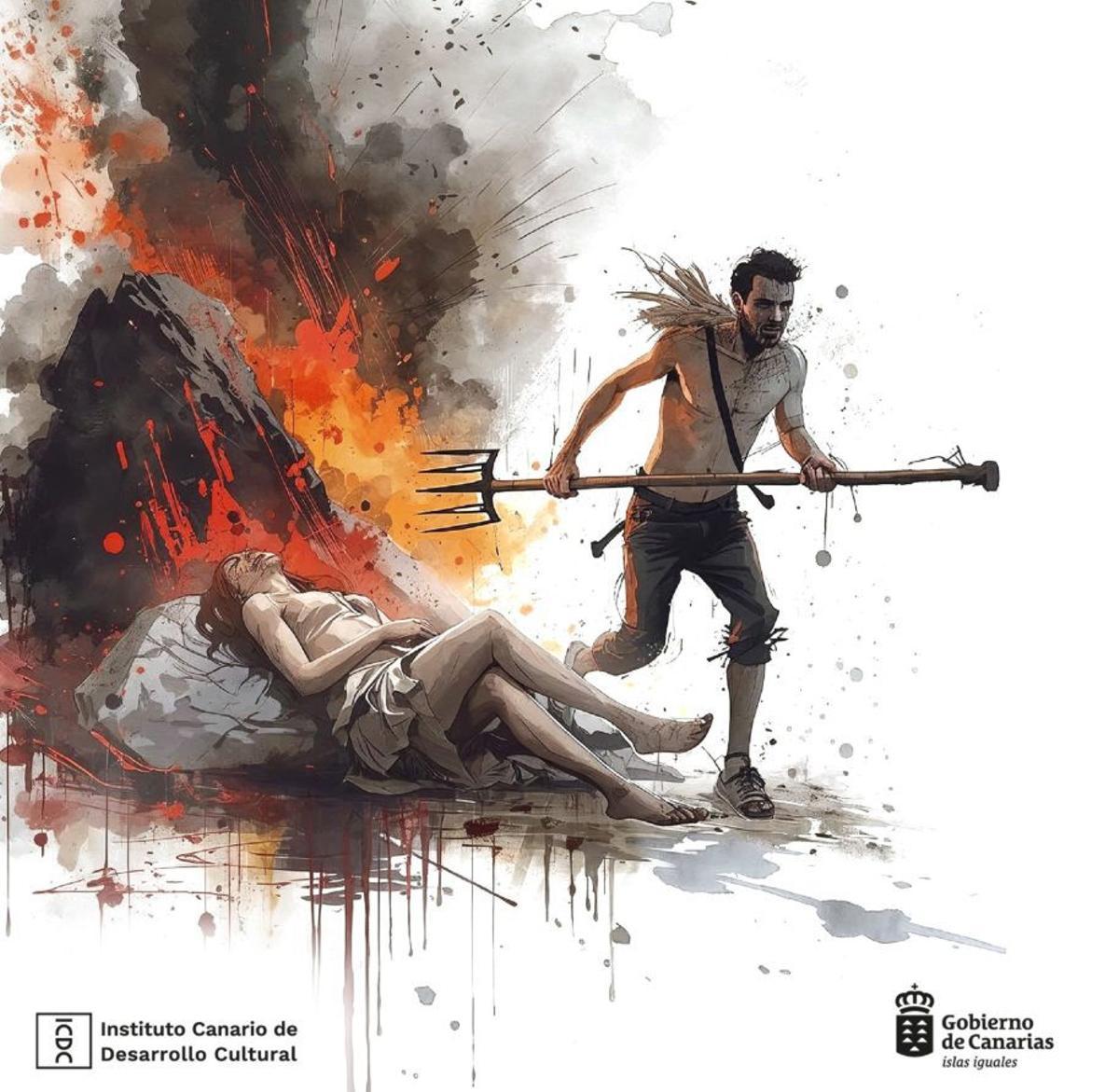 Imagen de ‘El Diablo de Timanfaya’.