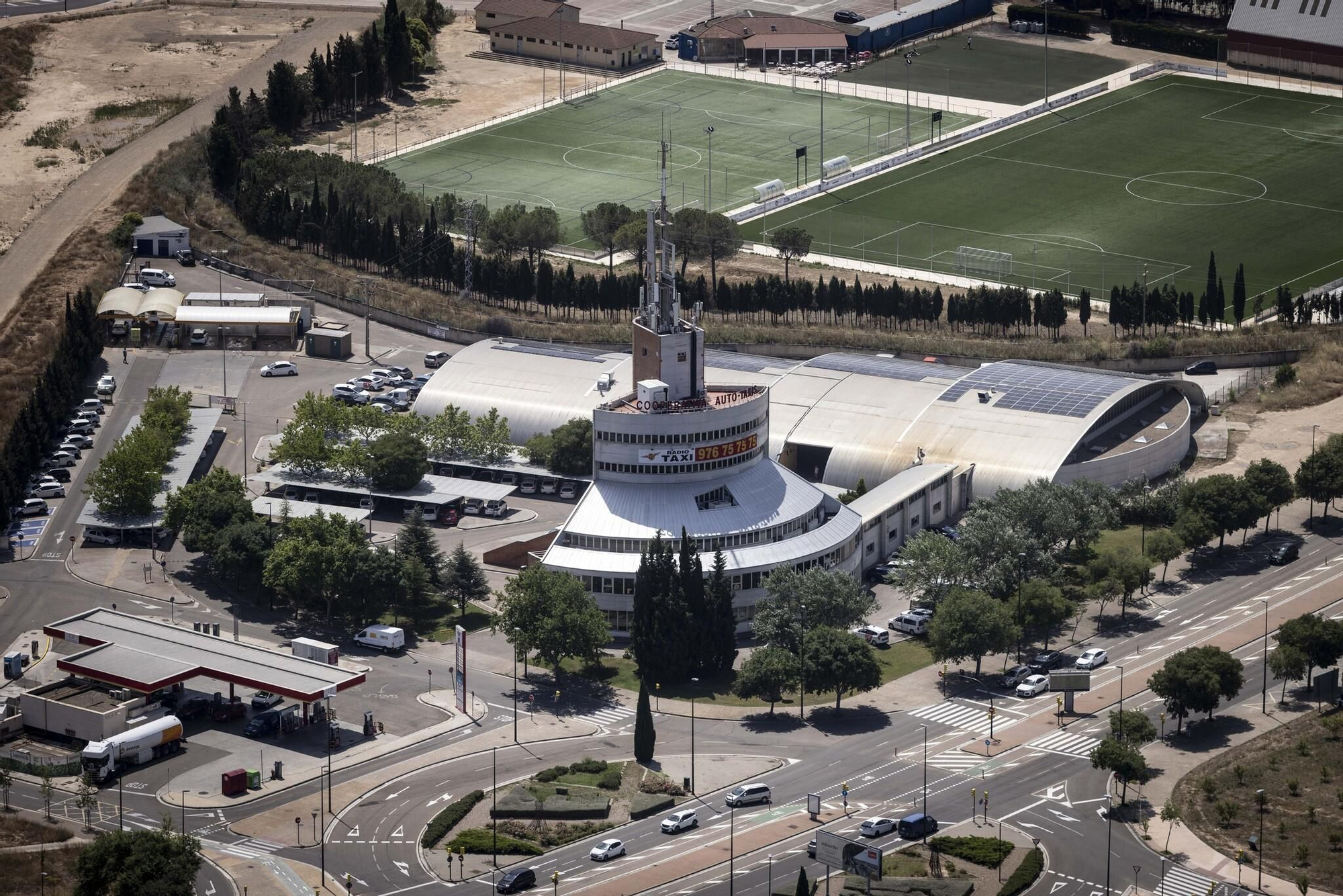 Así se ve Zaragoza desde el helicóptero de la Unidad Aérea de la Policía