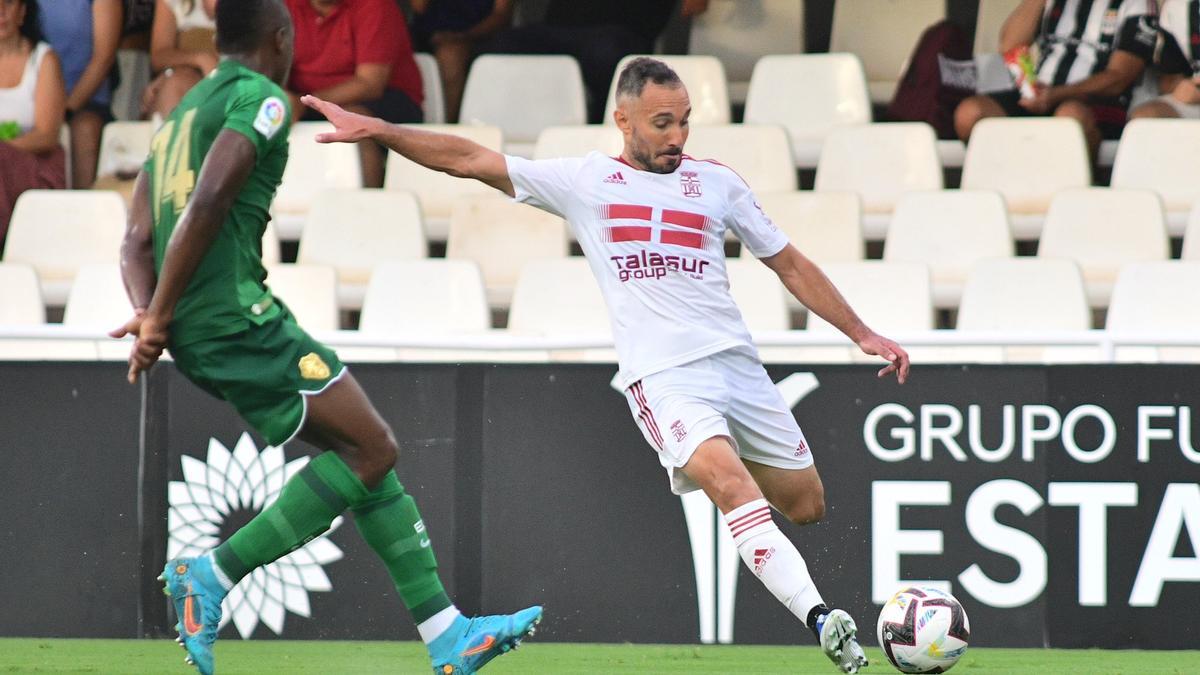 Ferreiro, en un partido con el FC Cartagena