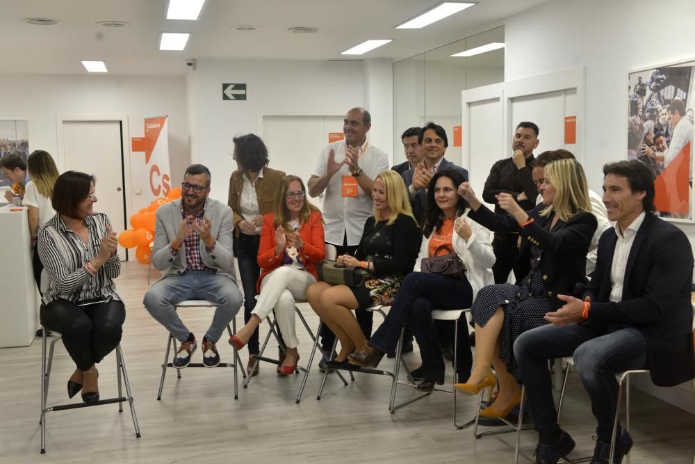 Noche electoral en la sede de Ciudadanos