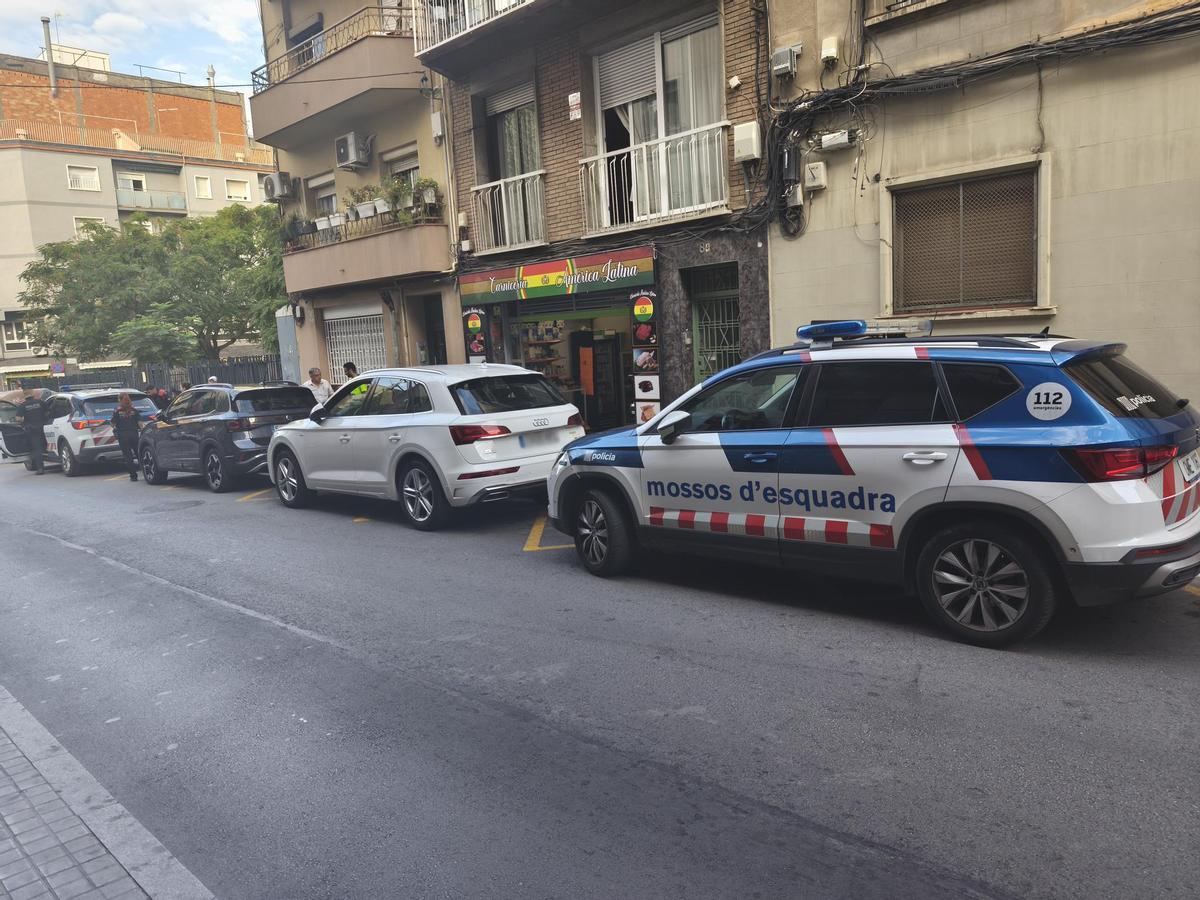 Actuación de Mossos en L'Hospitalet