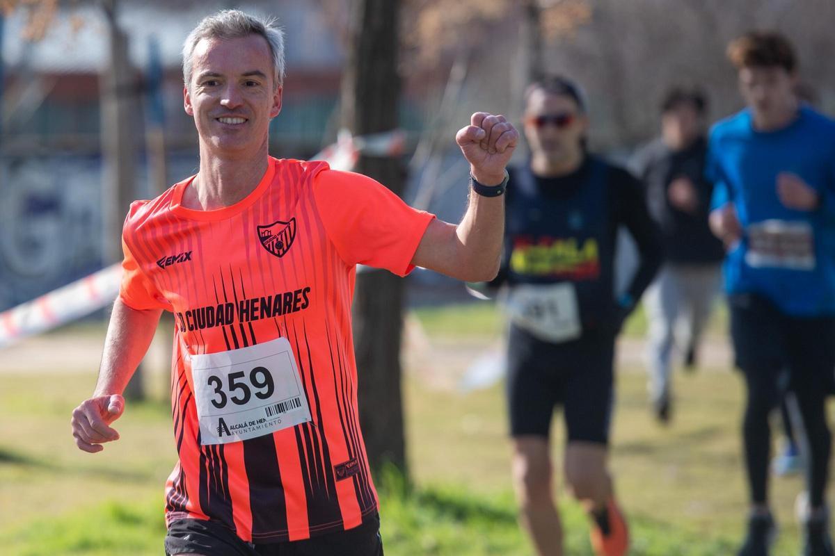 Participantes del primer Cross Escolar del circuito municipal de Alcalá