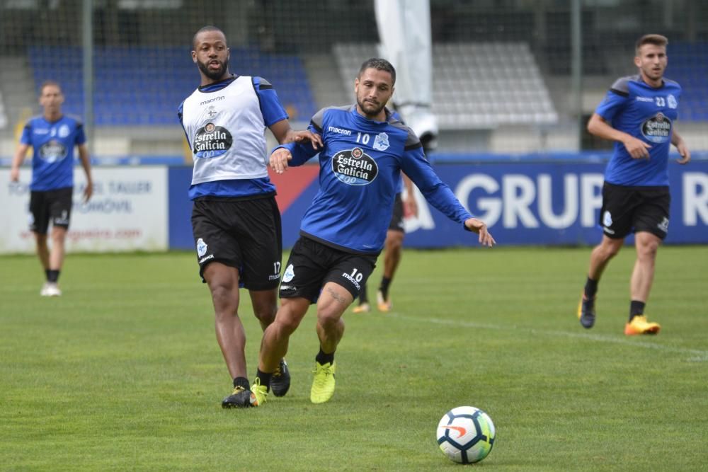 Primera sesión de la semana en Abegondo