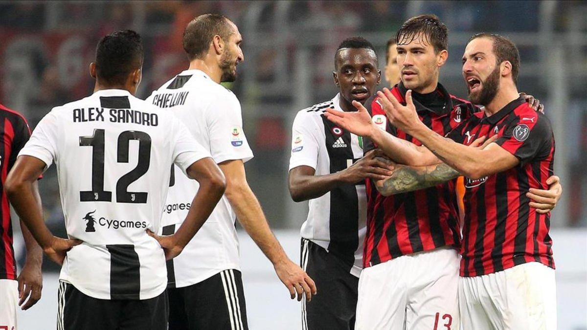 Juventus y Milan se verán las caras el 16 de enero en la Supercopa italiana