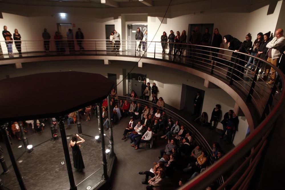 Homenaje a Nuria Espert en la antigua cárcel de Oviedo