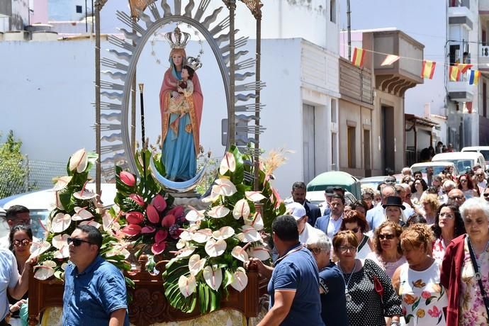 05/08/2019 LOMO MAGULLO. TELDE. Procesión de la Virgen de Las Nieves y pase de mascotas al finalizar el acto.   Fotógrafa: YAIZA SOCORRO.  | 05/08/2019 | Fotógrafo: Yaiza Socorro