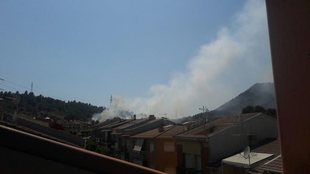 Incendi agrícola a Sant Joan de Vilatorrada