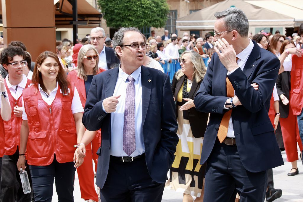 Las imágenes de la reina Letizia en el acto en Murcia por el Día Mundial de la Cruz Roja