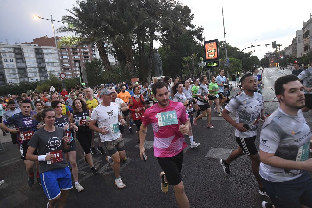 Carrera nocturna de Murcia, en imágenes