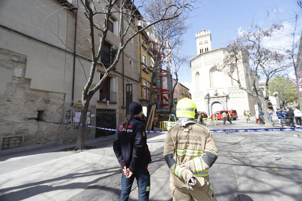 Bomberos que han acudido a la intervención.