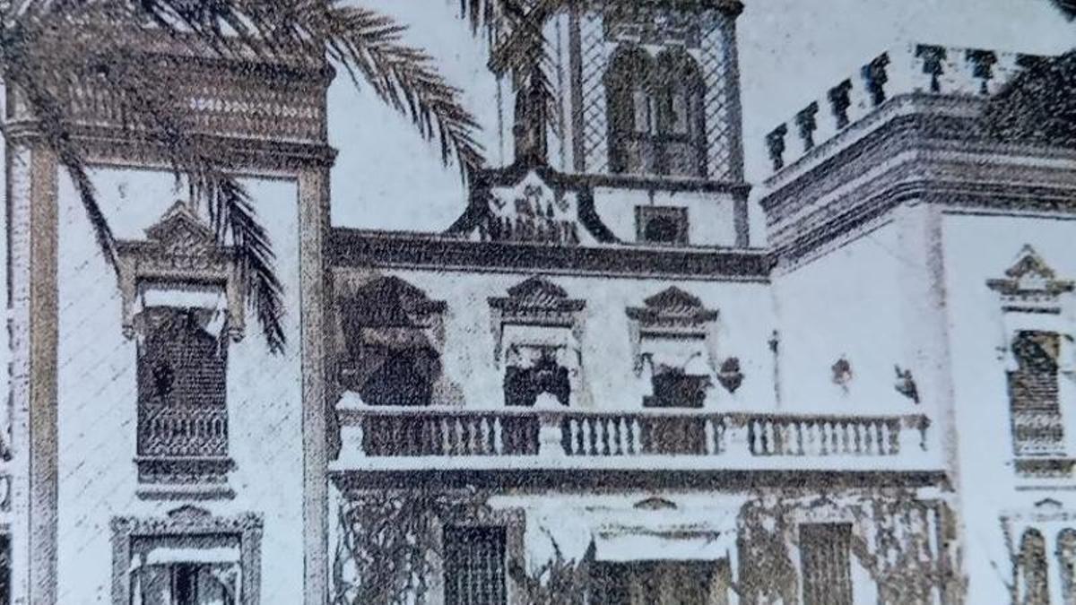 Villa Margarita, en una imagen de 1925