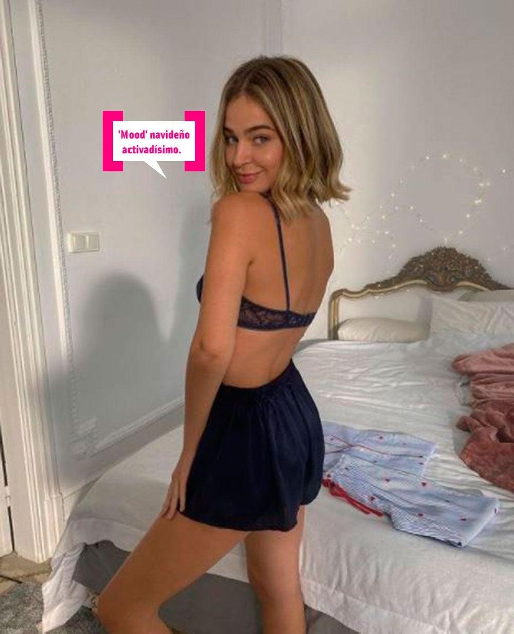 Laura Escane en lencería