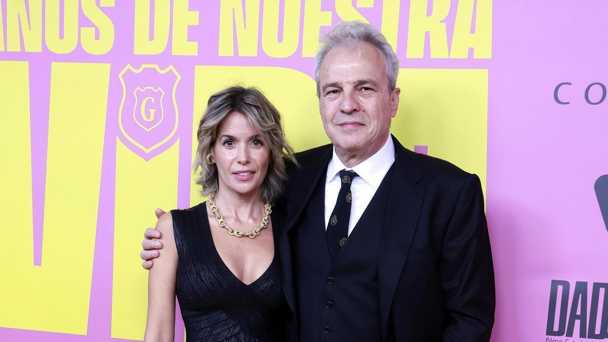 David Summers y Christine Cambeiro durante el estreno de la la película 'Los mejores años de nuestra vida'