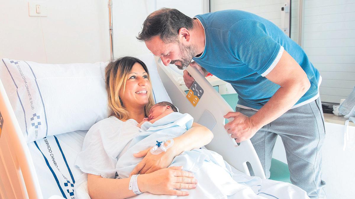 Gisela es el primer bebé que nació en este 2023 en Tenerife.