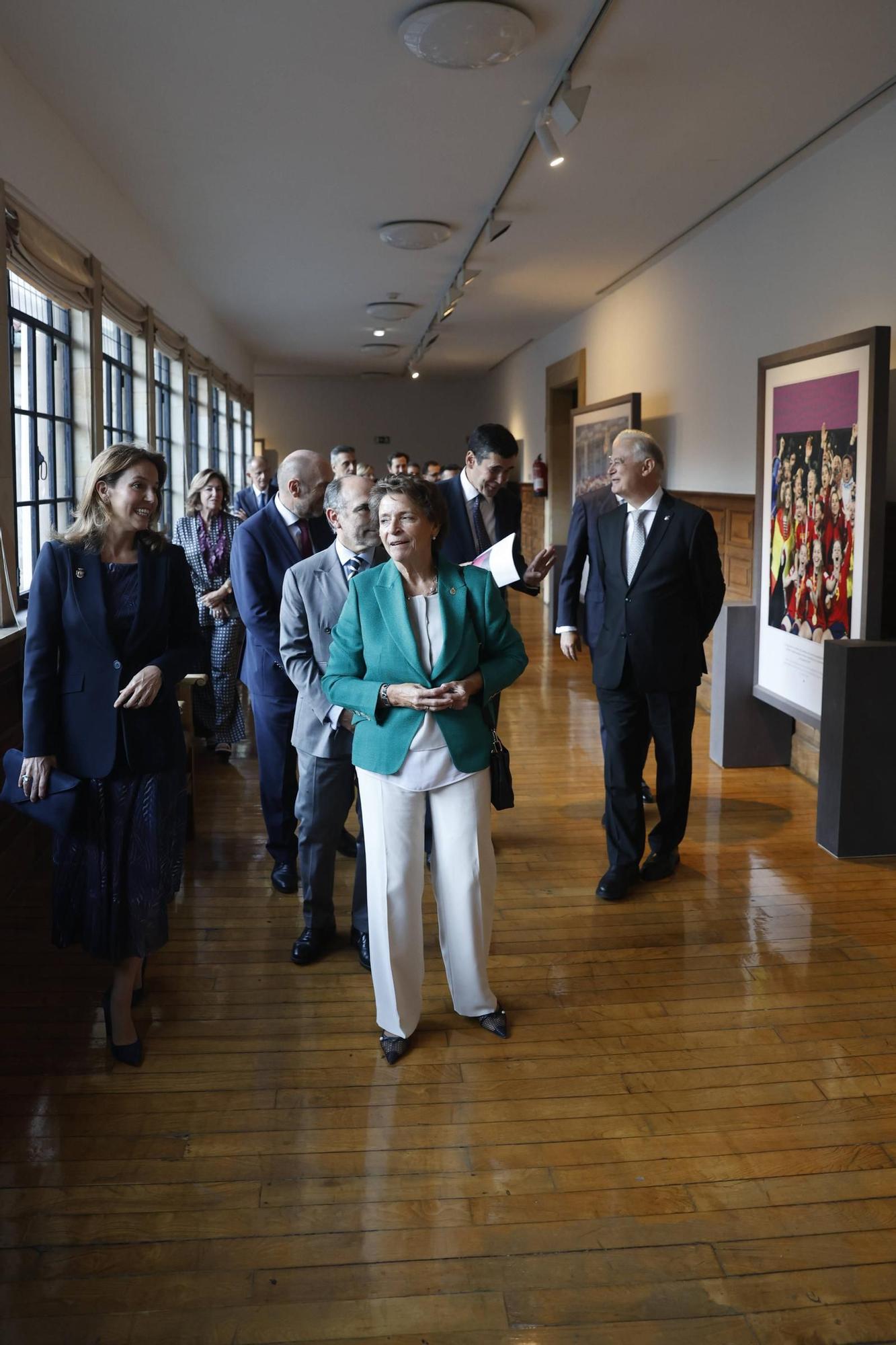 Inauguración de la exposición "Felipe VI. Una década de la historia de la Corona de España"