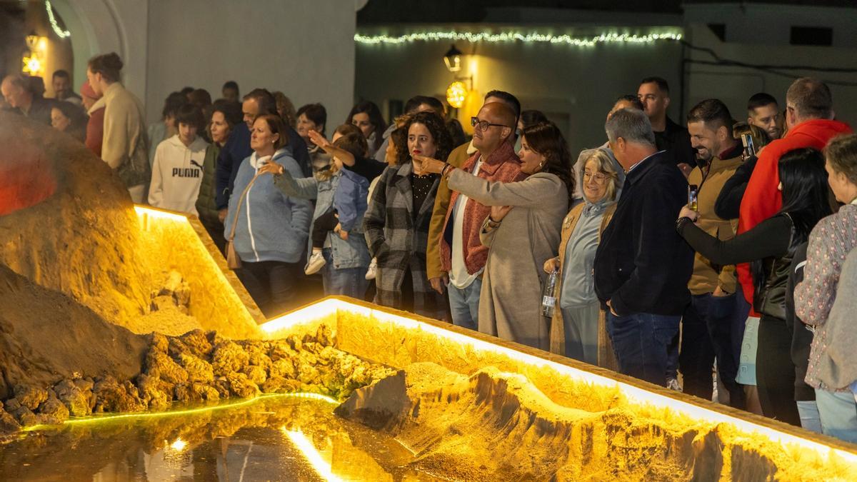 Inauguración del belén de Teguise