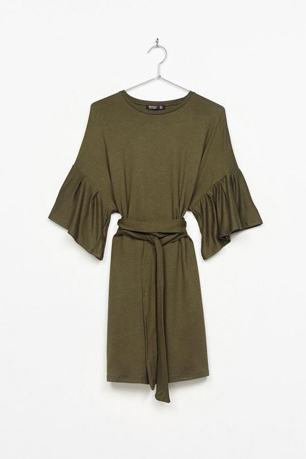 Rebajas 'mid season' en Bershka: vestido manga