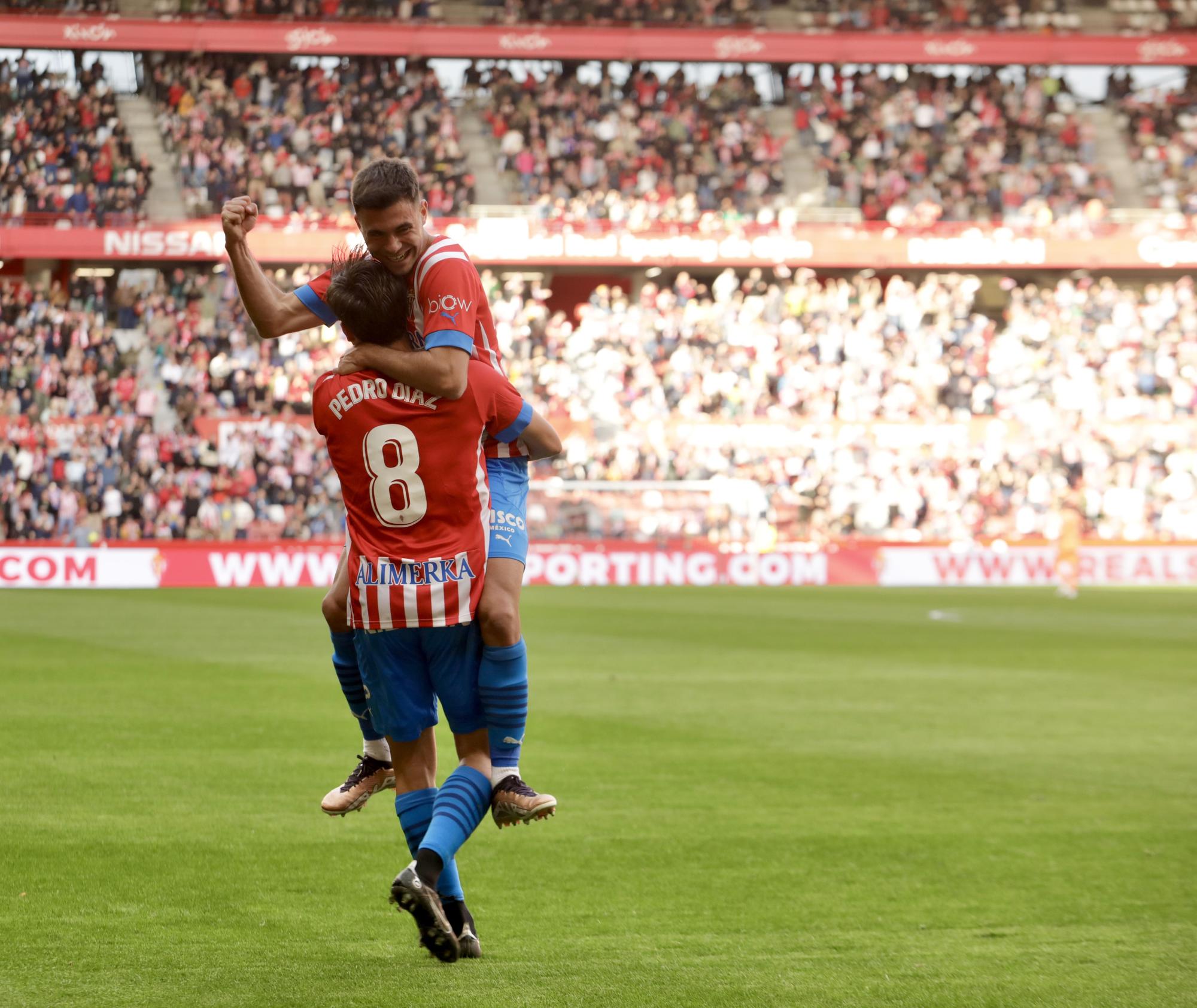 Así fue el encuentro entre el Sporting y el Granada