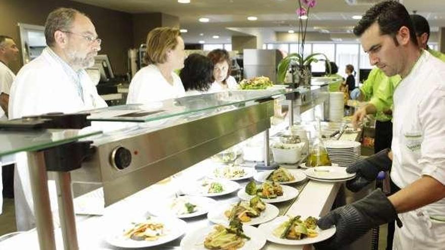 Cafetería de Cabueñes, en una anterior jornada gastronómica especial.