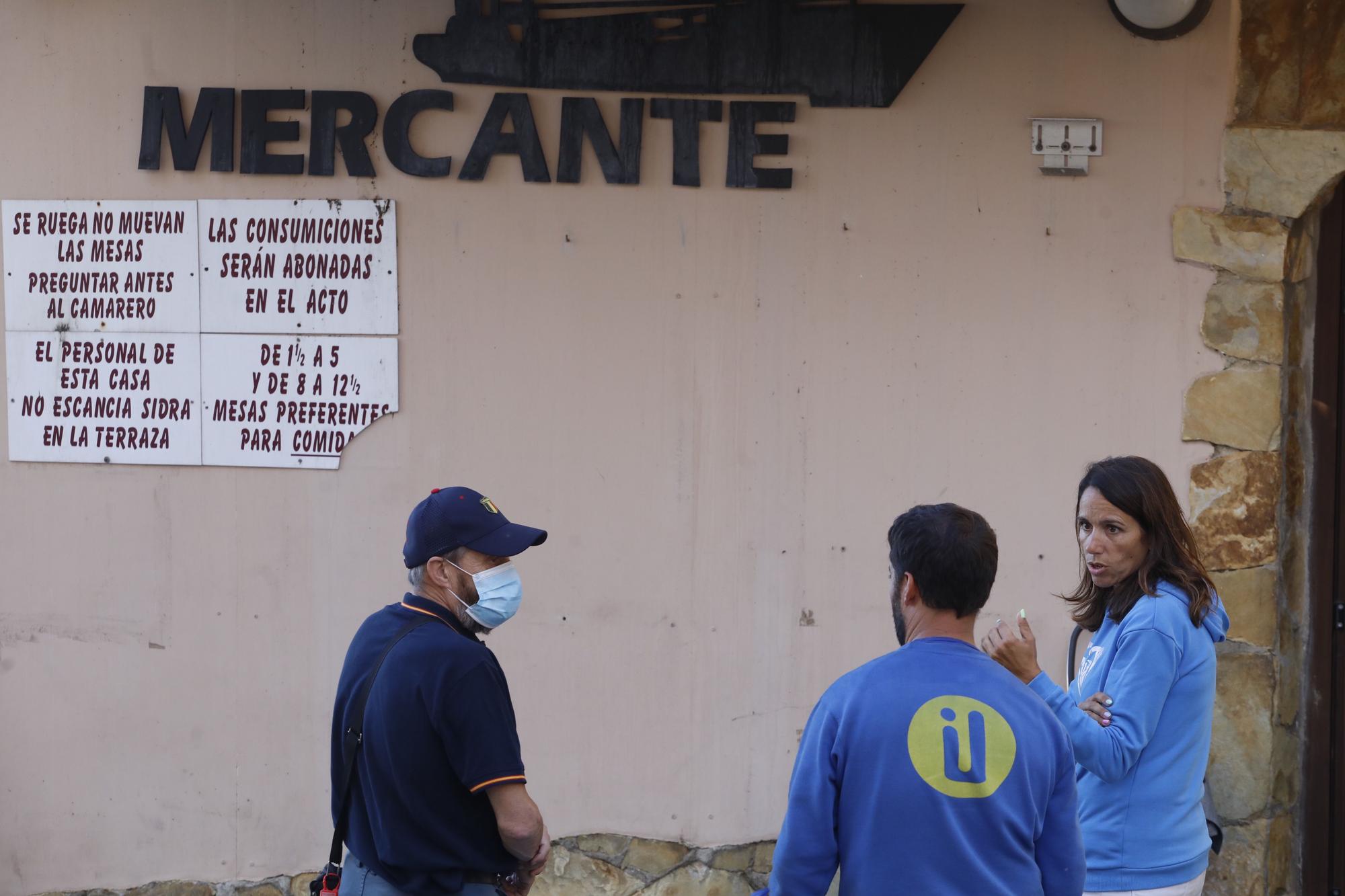 Así quedó el bar el Mercante tras el incendio