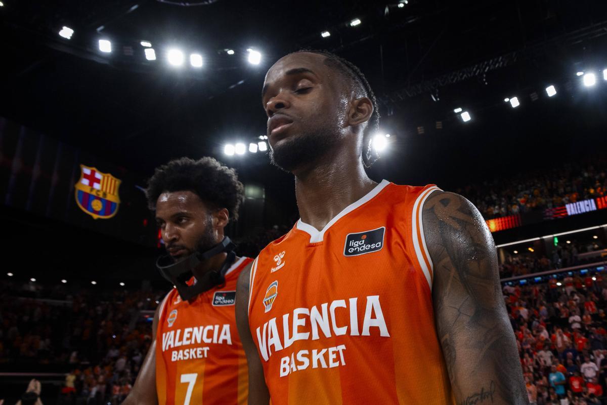 Valencia. VLC. SPD. Primer partido de la final de la ACB entre Valencia Basket y el FC Barcelona en el Roig Arena