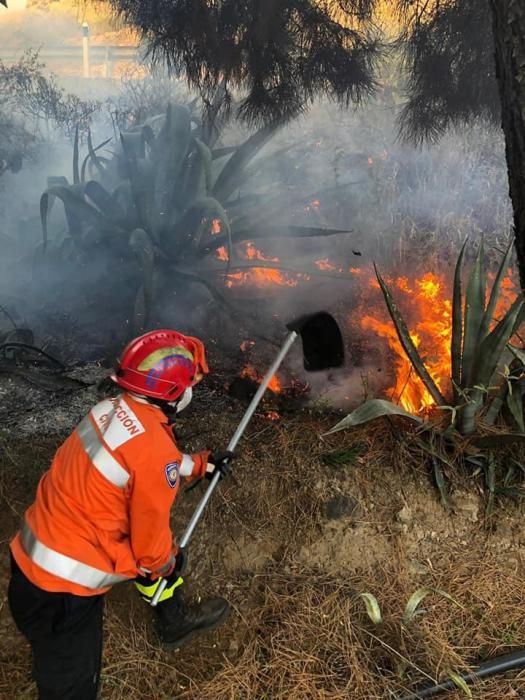 Incendio en Fataga