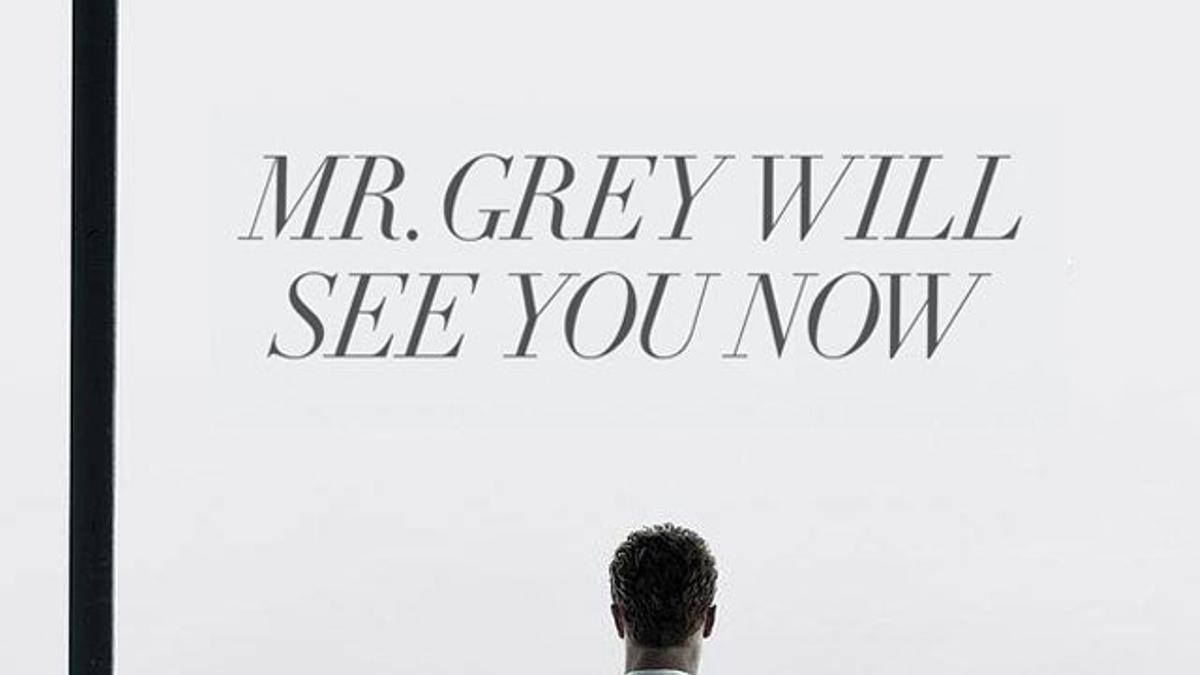 Cartel de 'Cincuenta sombras de Grey'