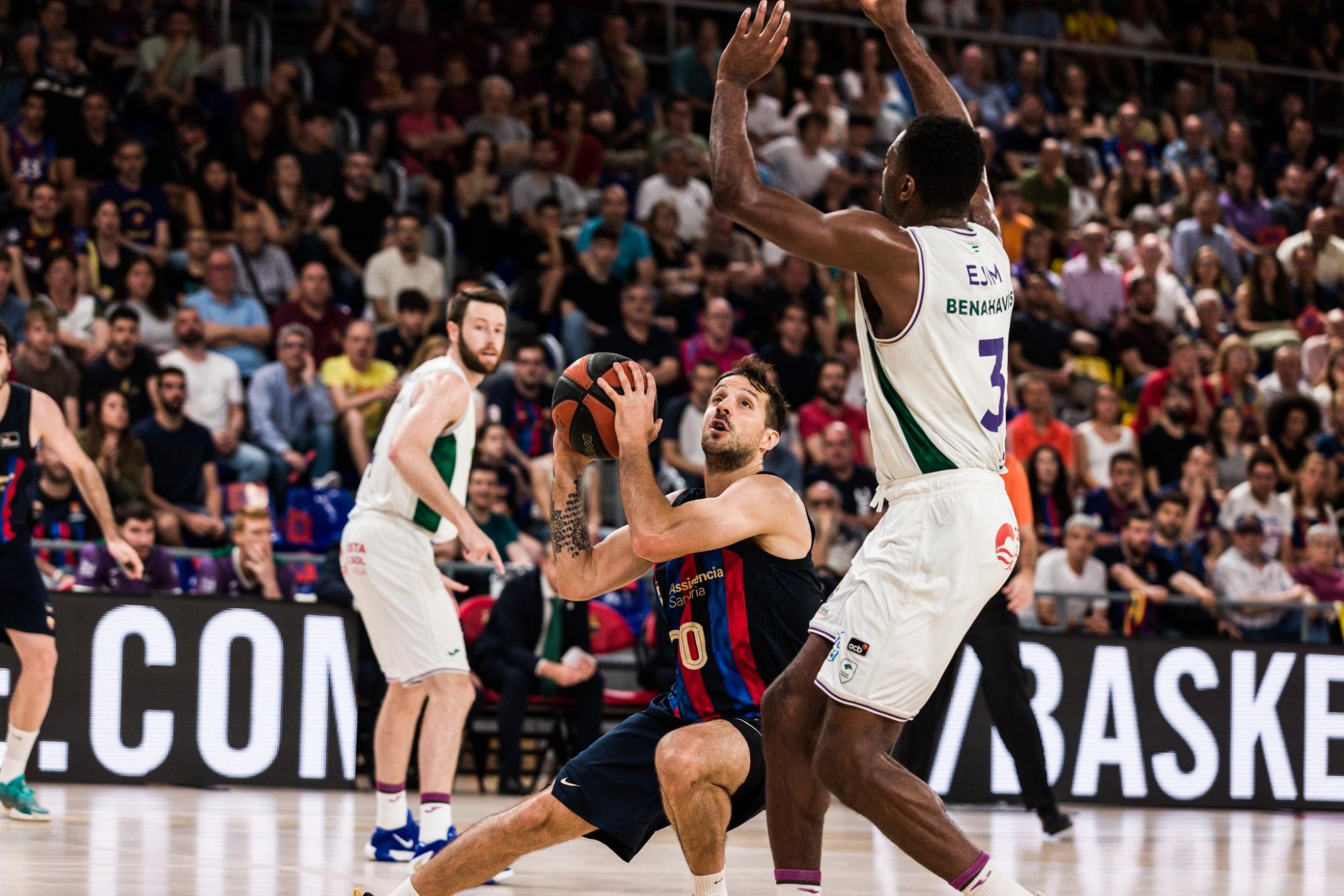 Barcelona - Unicaja, segundo partido de semifinales de la Liga Endesa, en imágenes