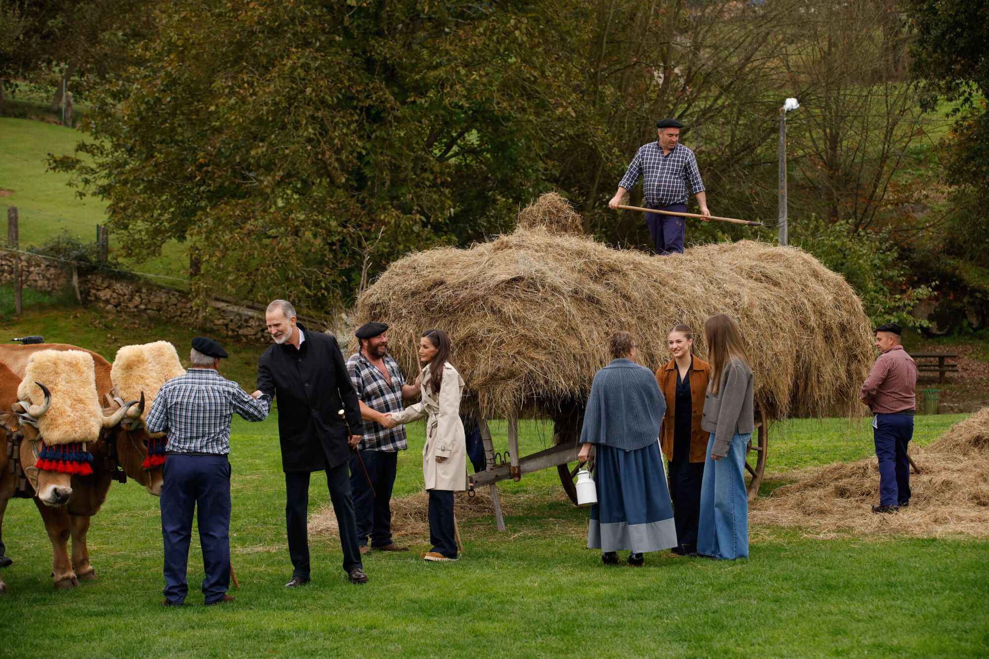  Así fue la visita de la Familia Real a Valdesoto para entregar el premio "Pueblo Ejemplar" de Asturias 2025
