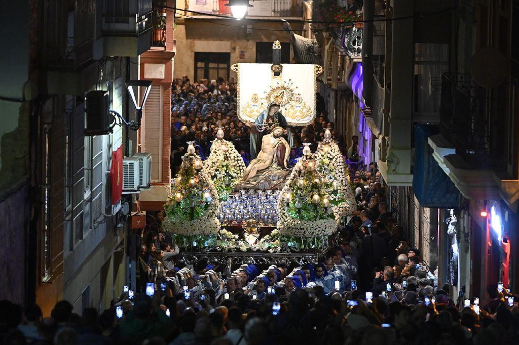 Procesión de la Virgen de la Piedad en Cartagena