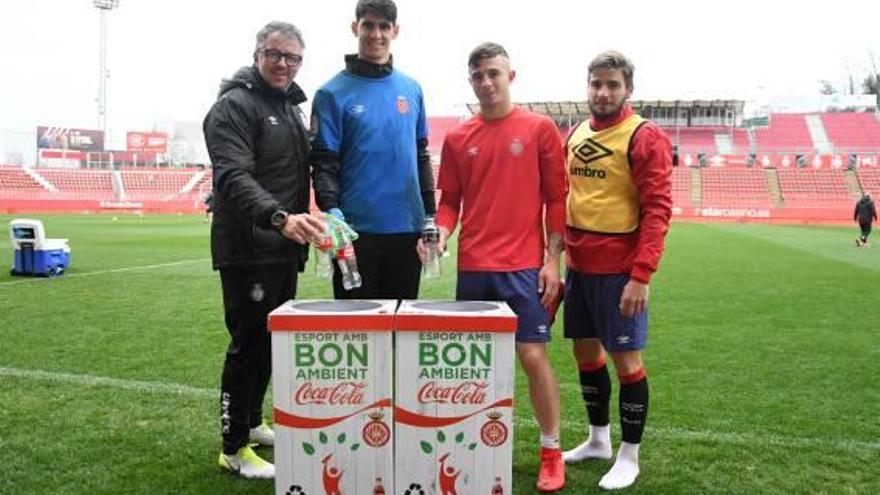 Coca-Cola i el Girona, de la mà per promoure el reciclatge al futbol