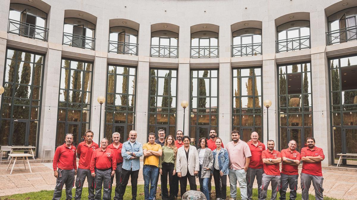 Foto del equipo de la empresa GTSA de Mérida.